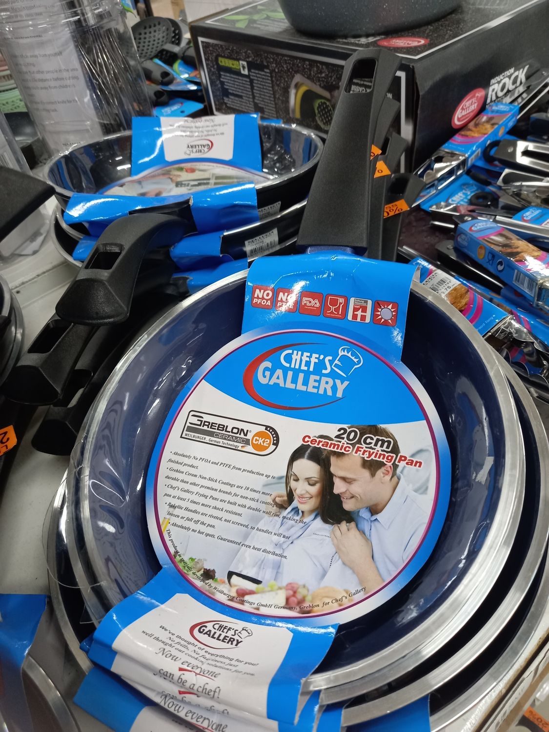 Chef&#39;s gallery 20 cm ceramic frying pan