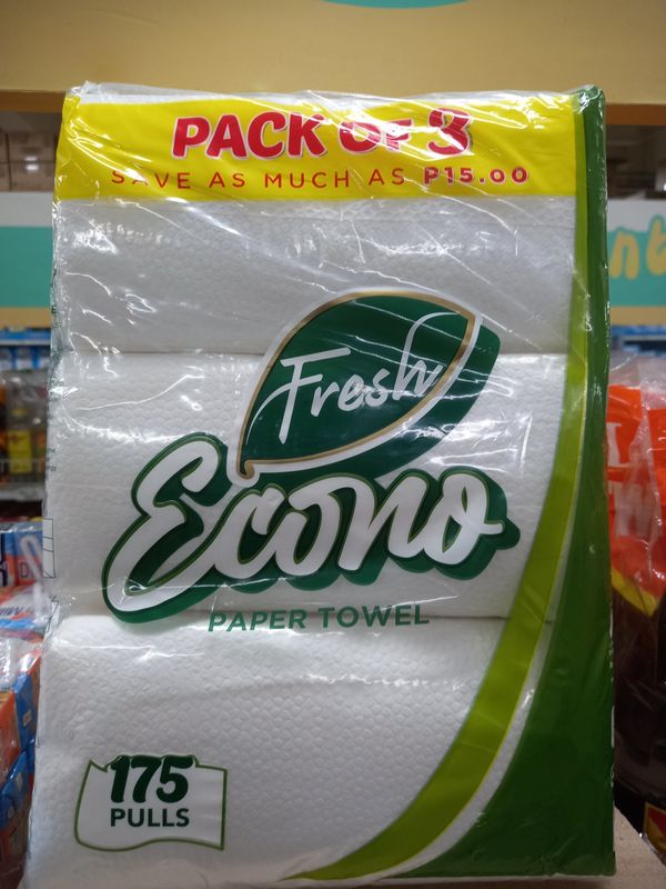 Fresh econo paper towel 175 pullsx3