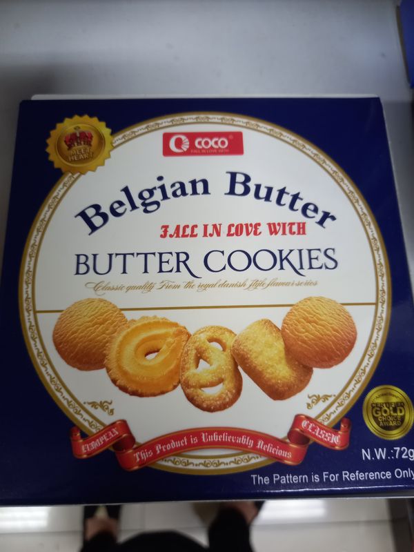 Coco belgian butter cookies 72g