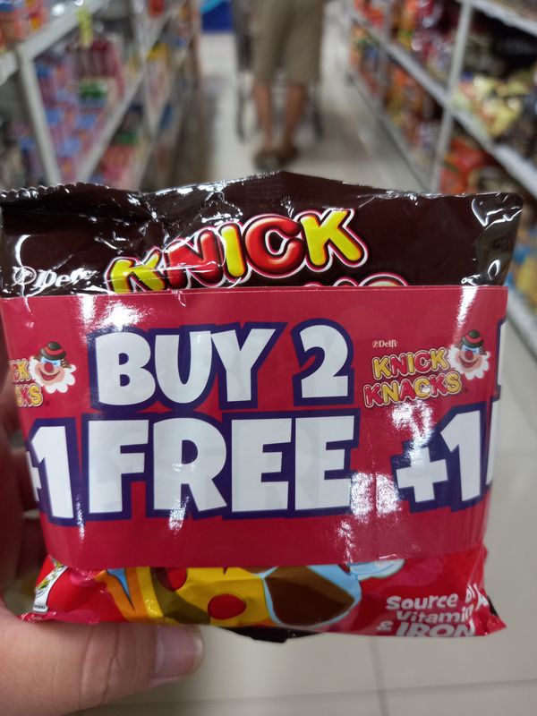 Delfi knick knock chocolate buy 2 take 1