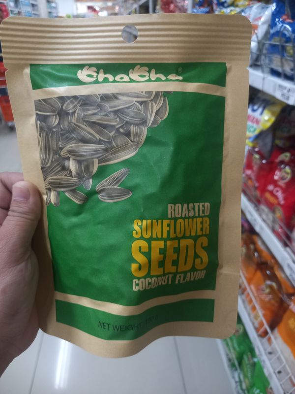 Chacha Roasted Sunflower Seeds Coconut Flavor 130g