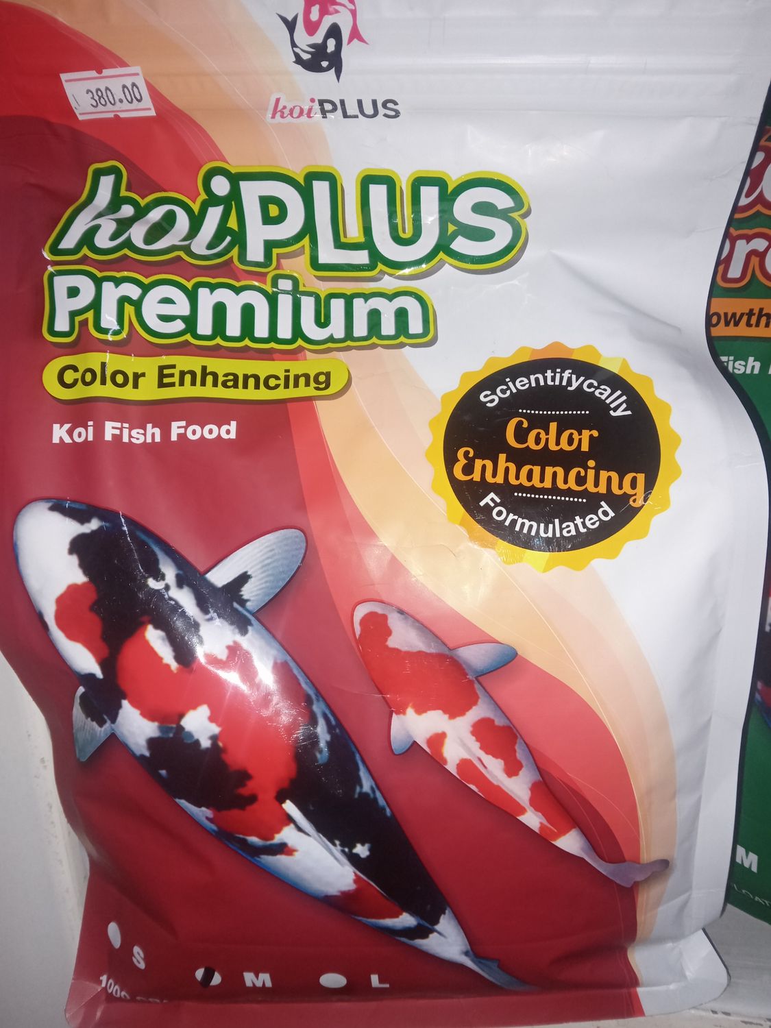 Koi Plus Premium Color Enhancing Koi Fish Food 1000g