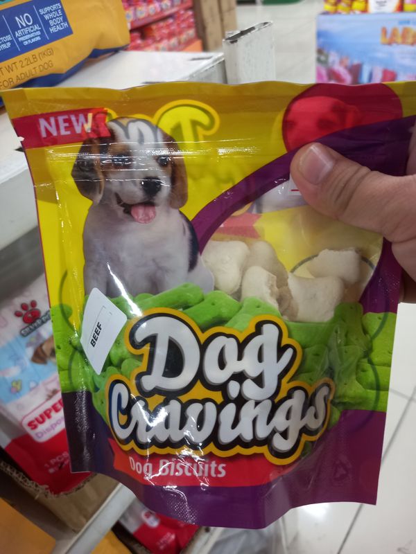 Dog cravings dog biscuit  beef 100g