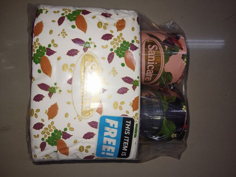 FT SANICARE CYLINDER BOX w/FREE SANICARE TRAVEL PACK 40&#39;s