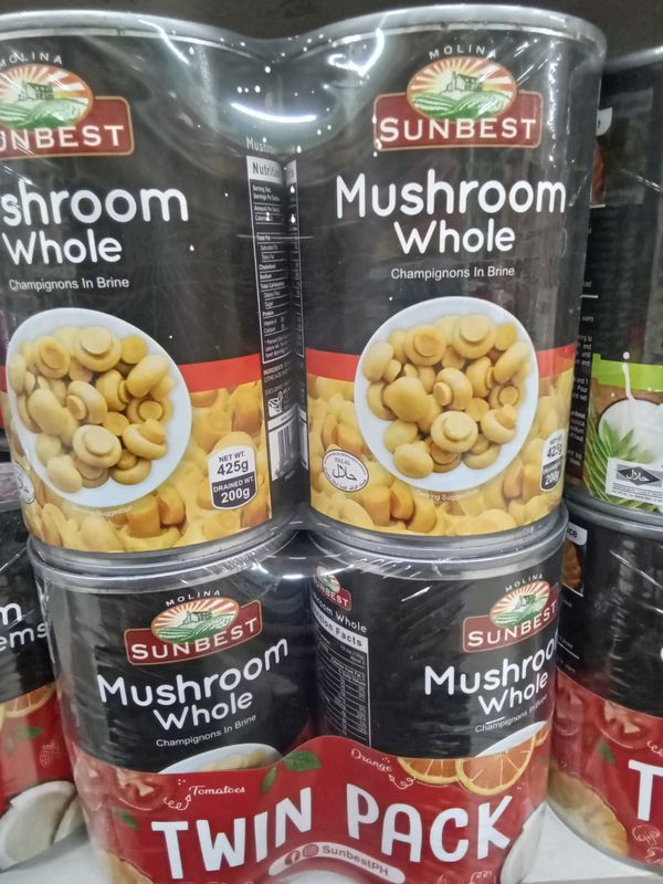 SUNBEST WHOLE MUSHROOM 425G 2S