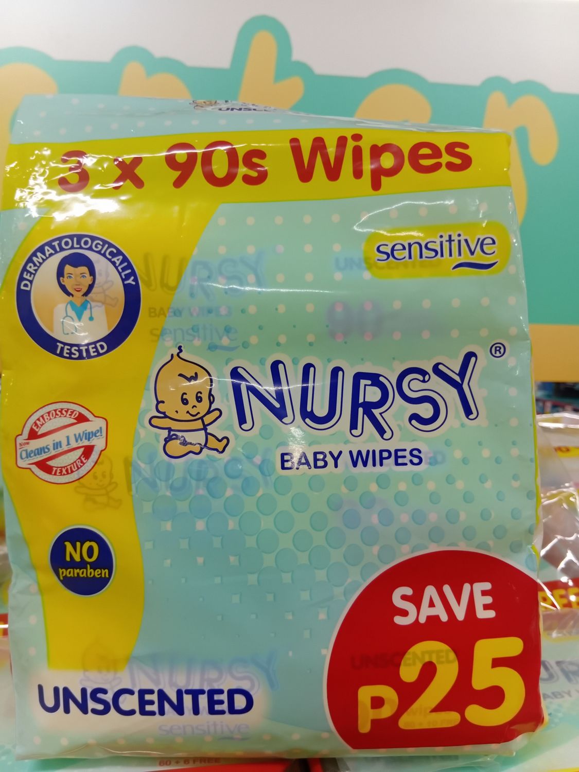 Nursy Baby Wipes Unscented
