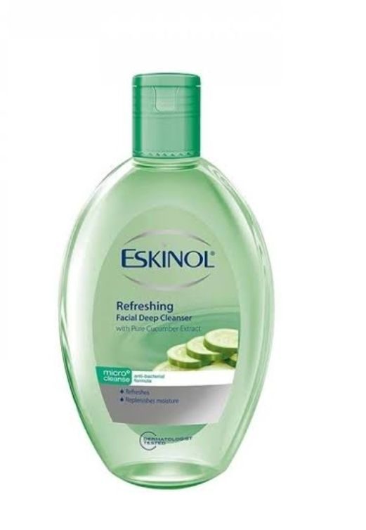 Eskinol Refreshing Facial Deep Cleanser with Cucumber Extract 225mL