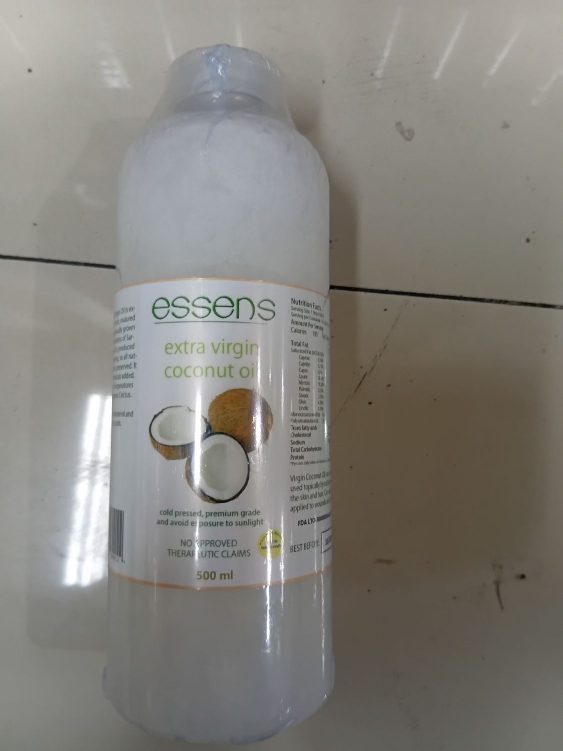 Essens Extra Virgin Coconut Oil 500mL