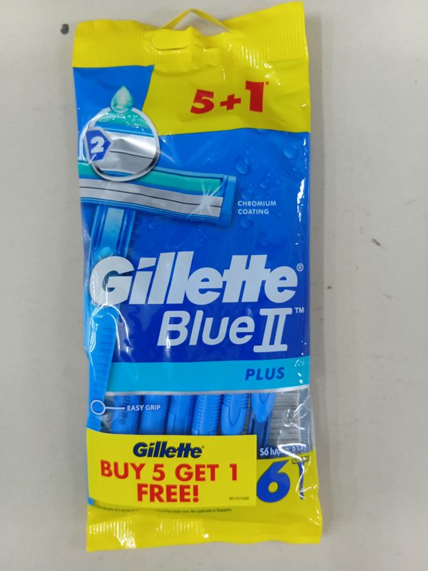 Gillette Blue II Plus 5+1 Pieces