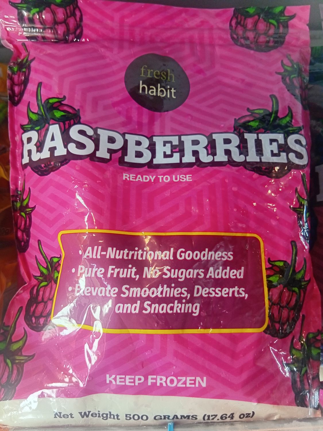 Fresh Habit Raspberries 500g
