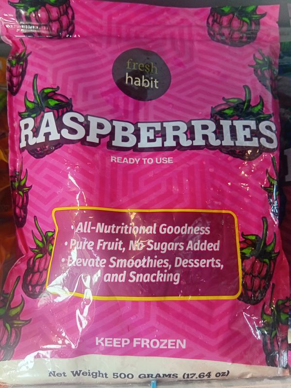 Fresh Habit Raspberries 500g