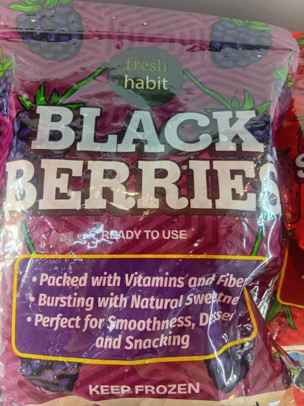 Fresh Habit Black Berries 500g