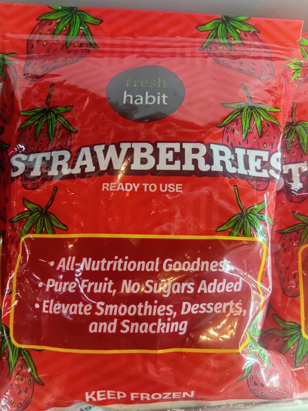 Fresh Habit Strawberries 500g