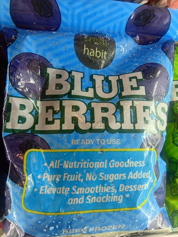 Fresh Habit Blueberries 500g