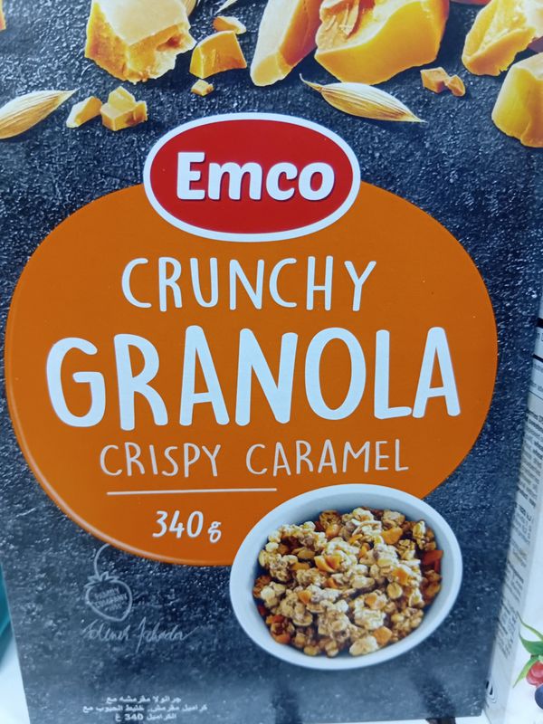 Emco Crunchy Granola Crispy Caramel 340g