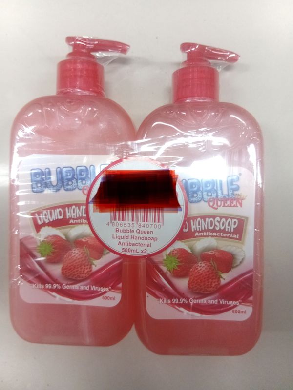 Bubble Queen Liquid Handsoap Antibacterial 500ml