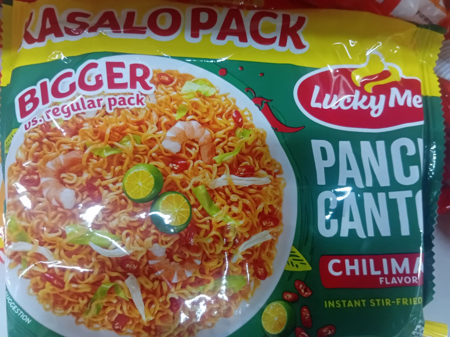 Lucky Me! Instant Pancit Canton Chilimansi Flavor 120g