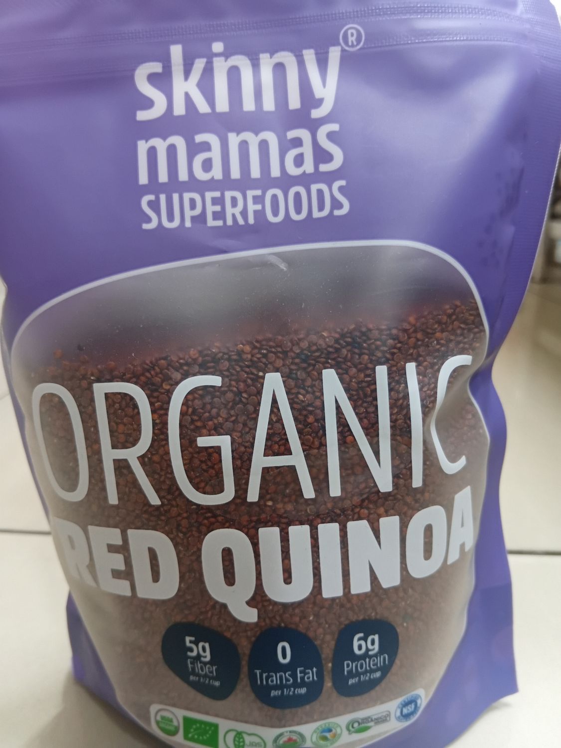 Skinny Mamas Superfoods Organic Red Quinoa 500g
