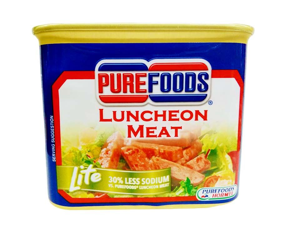Purefoods Luncheon Meat Lite 30% Less Sodium 340g