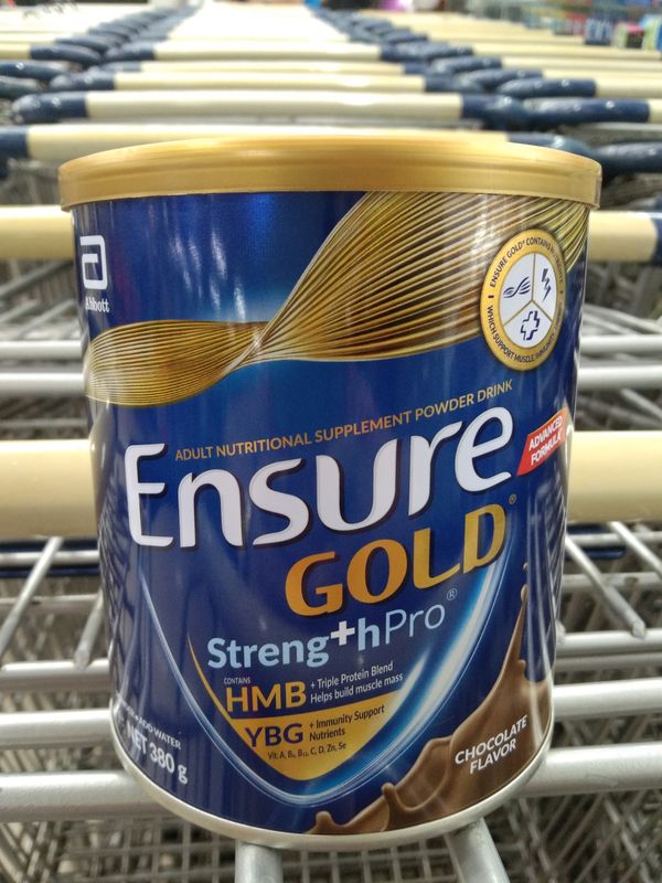 Abbott Ensure Gold Strength Pro Advance Formula Adult Nutritional Supplement Powder Drink Chocolate Flavor 380g