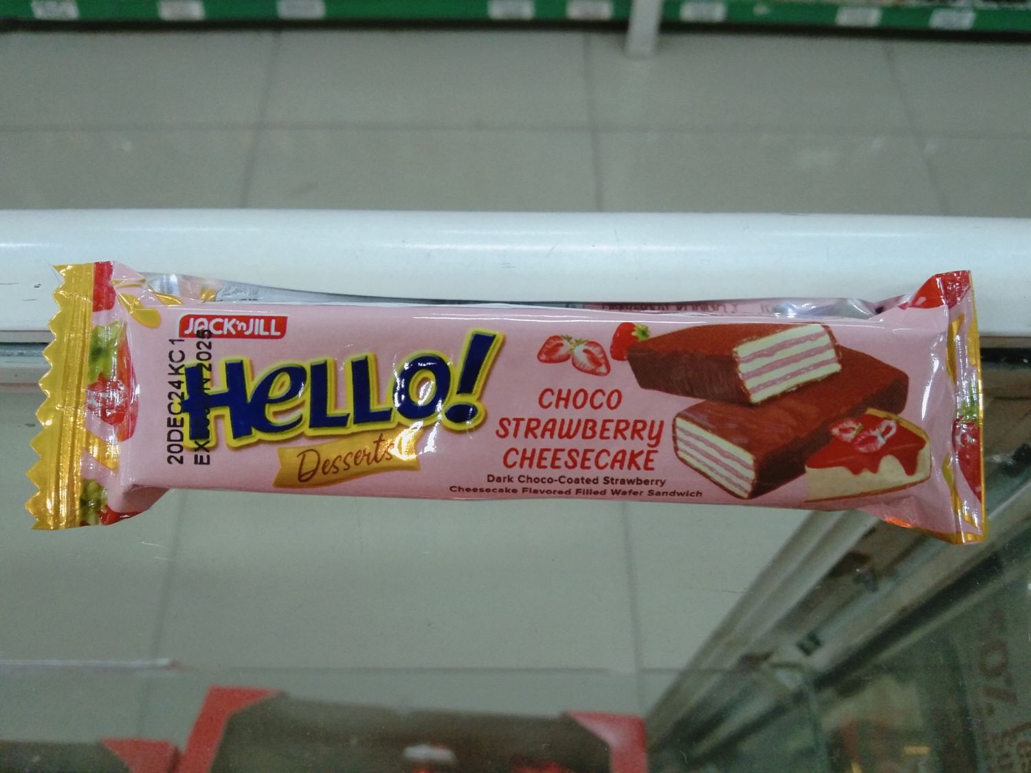 Hello! choco strawberry cheesecake