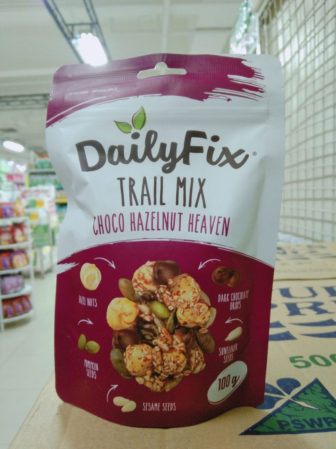 Daily Fix Trail Mix Choco Hazelnut Heaven 100g