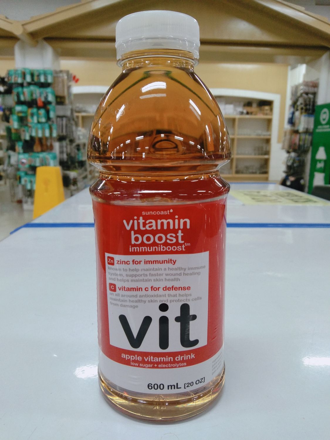 Suncoast Vitamin Boost Immuniboost Apple Vitamin Drink 600ml