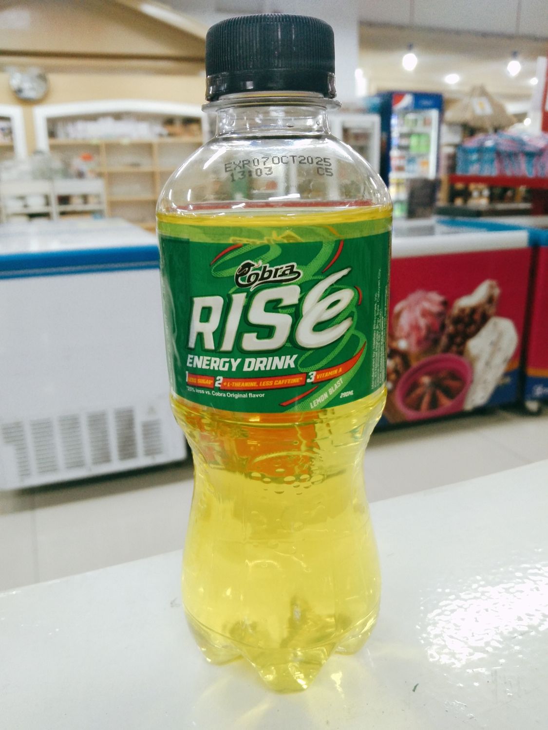 Cobra Rise Energy Drink Lemon Blast 290ml