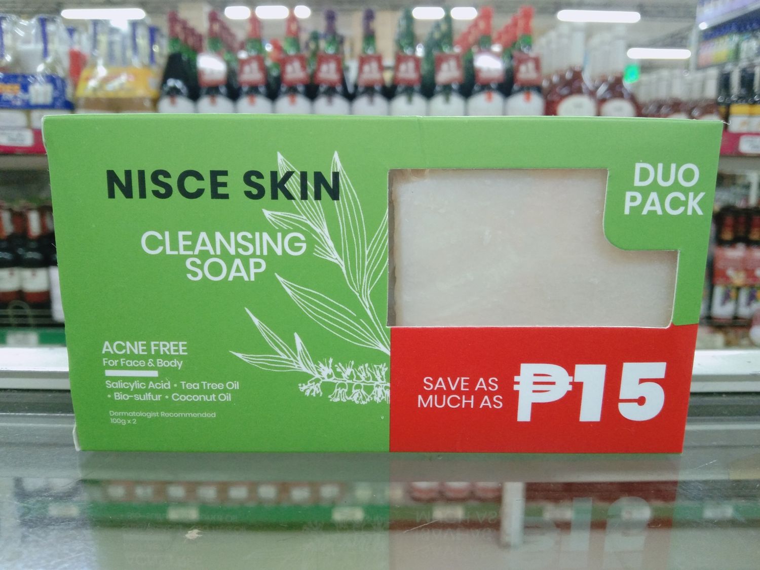 Nisce Skin Cleansing Soap Acne Free (2 Soap x 100g) Duo Pack
