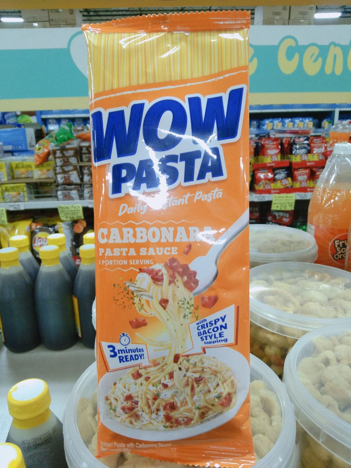Wow Pasta Daily Instant Pasta Carbonara Pasta Sauce 88g