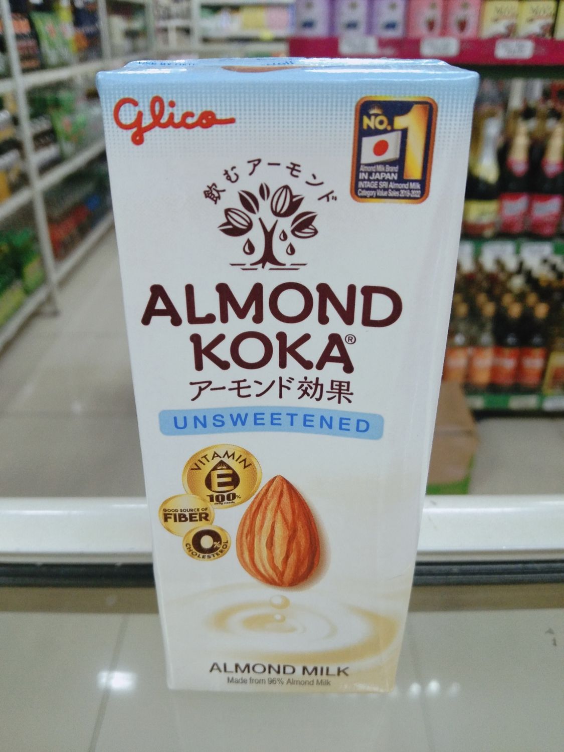 Glico Almond Koka Unsweetened Almond Milk 180ml