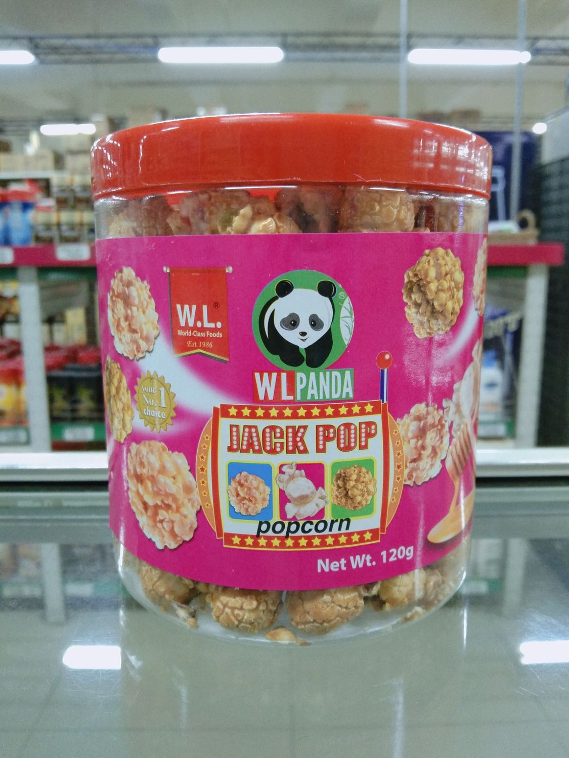 WL Panda Jack Pop Popcorn Honey Glazed 120g