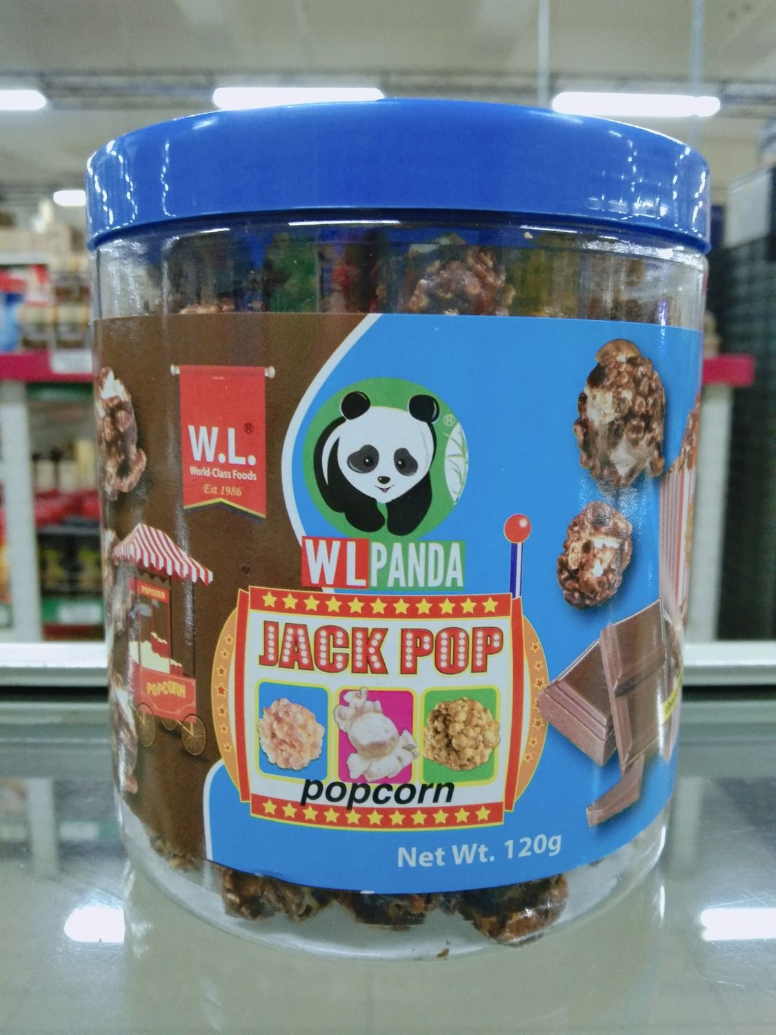 WL Panda Jack Pop Popcorn Chocolate Flavor 120g