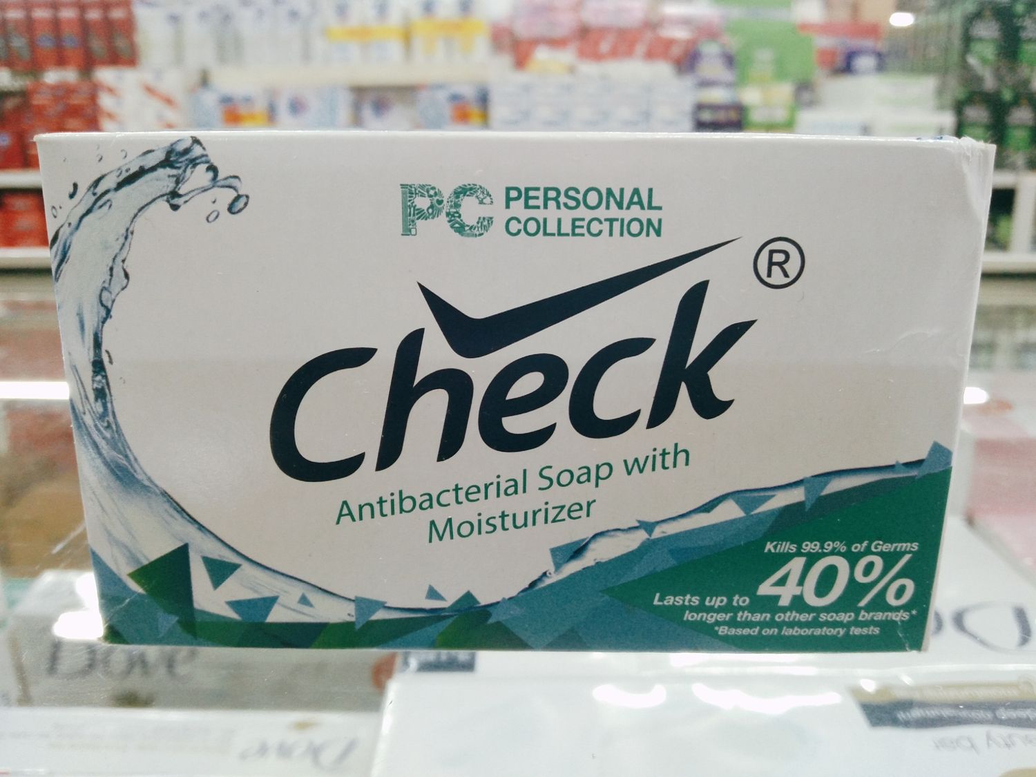 Personal Collection Check Antibacterial Soap with Moisturizer 130g