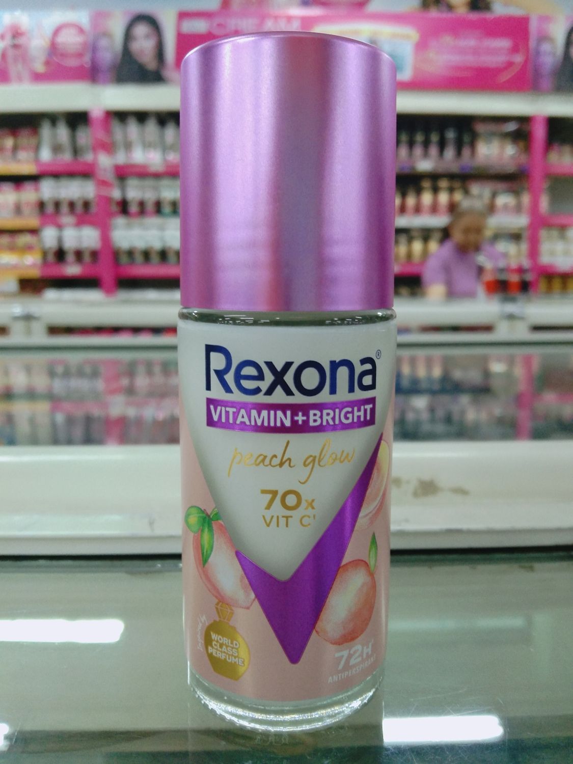 Rexona Vitamin + Bright Peach Glow Antiperspirant 45ml