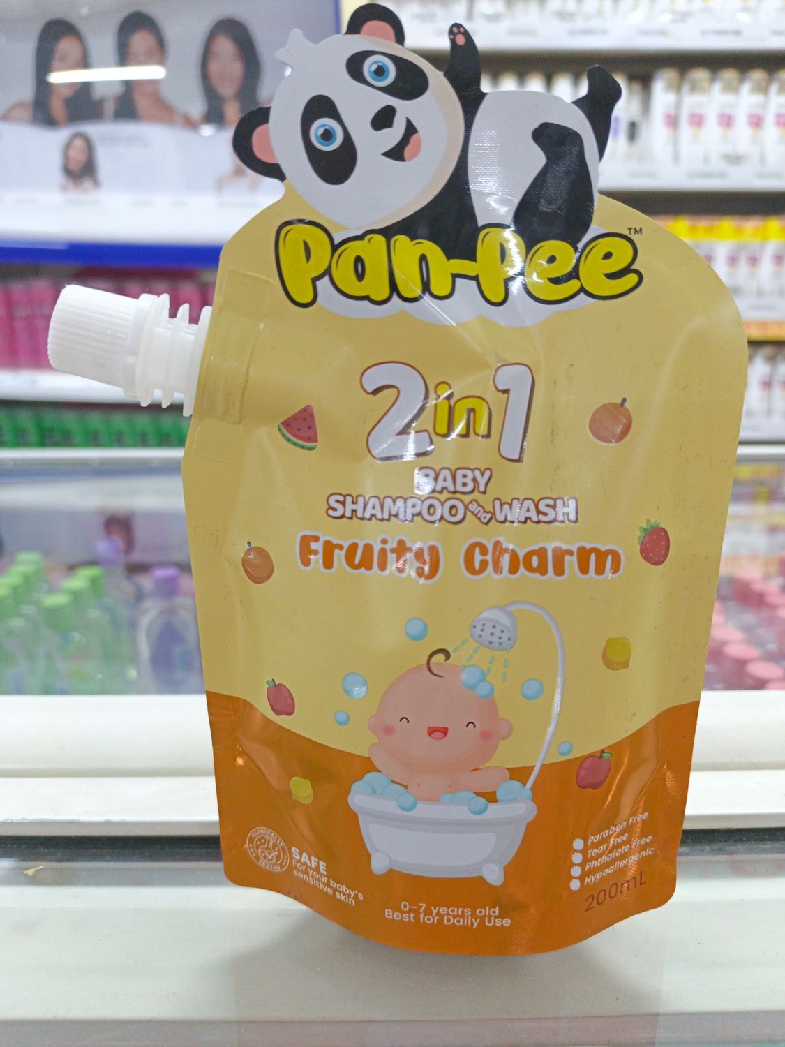 Pan-Pee 2in1 Baby Shampoo and Wash Fruity Charm 200ml