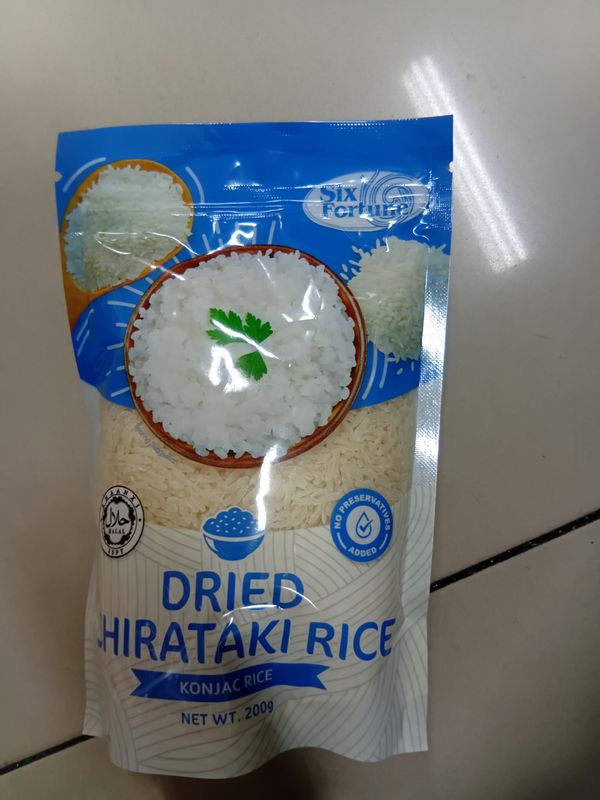 Six Fortune Dried Shirataki Rice 200g