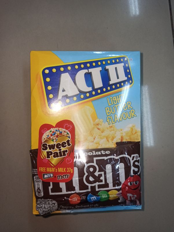 Act ll light butter 3ct+MMS 37g