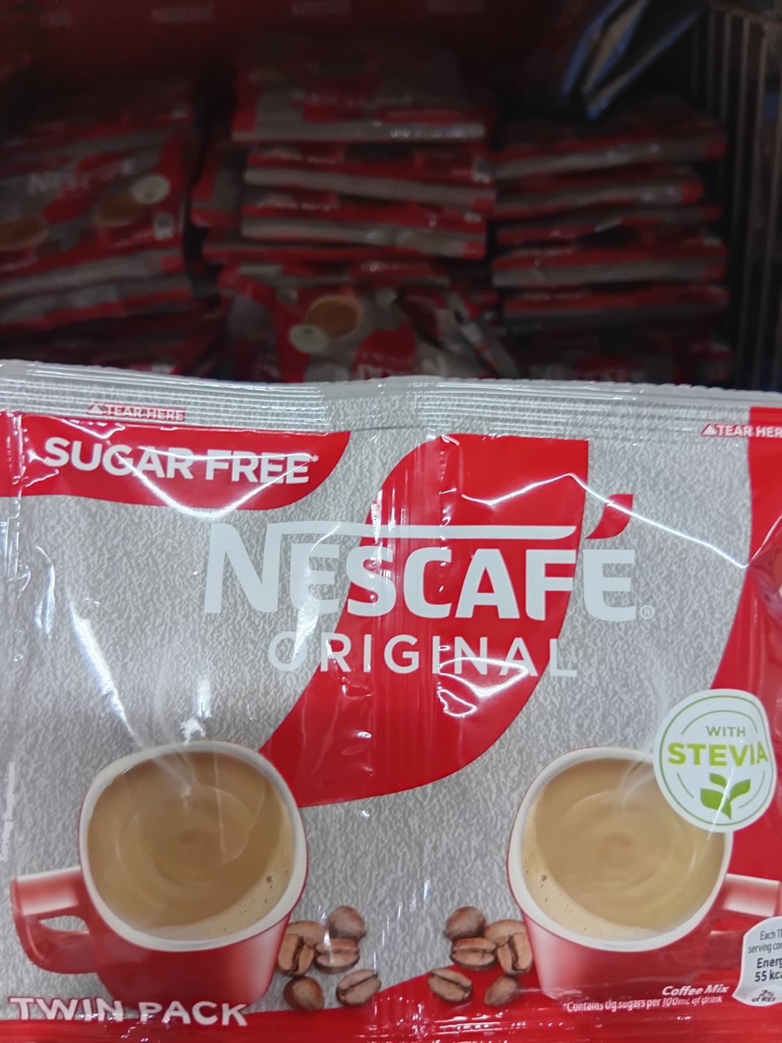 Nescafe original sugar free with stevia