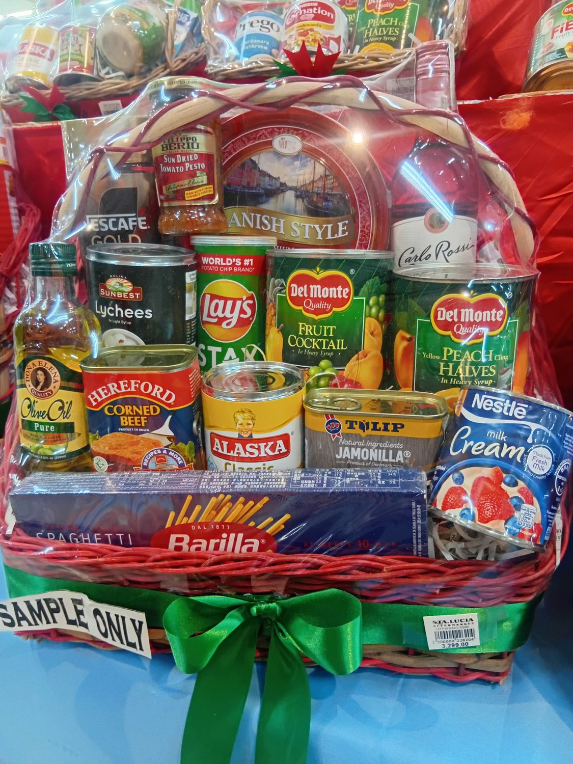 CHRISTMAS BASKET HI-BACK LARGE 009