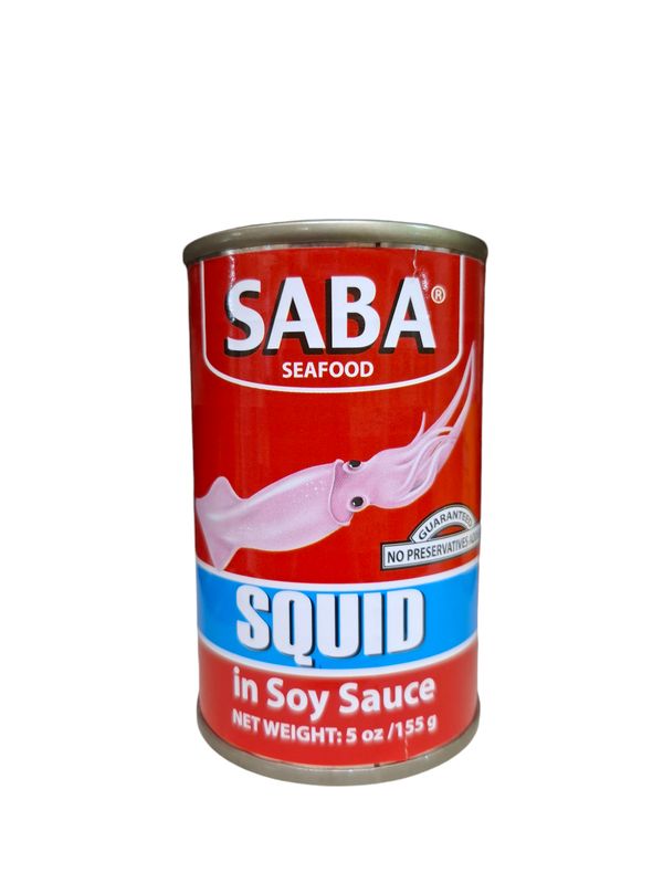 SABA Squid In Soy Sauce 5oz 155g