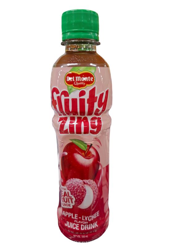Del Monte Fruity Zing Apple-Lychee Flavor Juice Drink 330mL