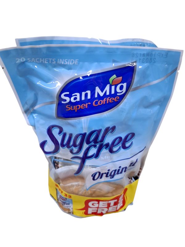 San Mig Coffee Orig Sugar Free (20 Packs x 7g)