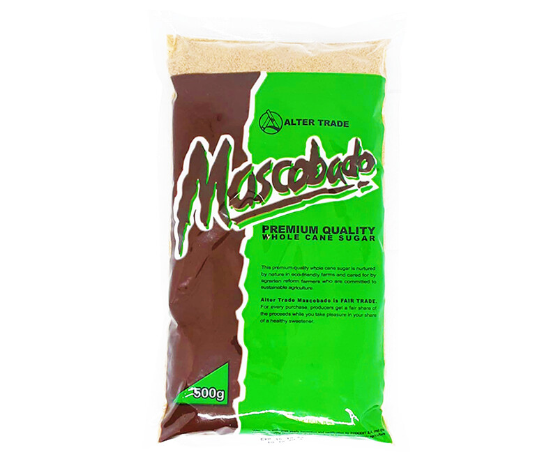 Alter Trade Mascobado Premium Quality Whole Cane Sugar 500g