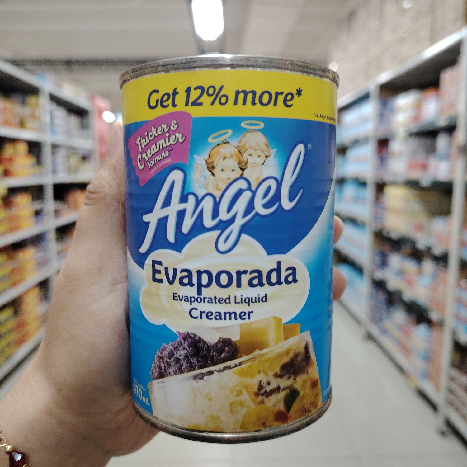 Angel Evaporada Evaporated Liquid Creamer 410mL
