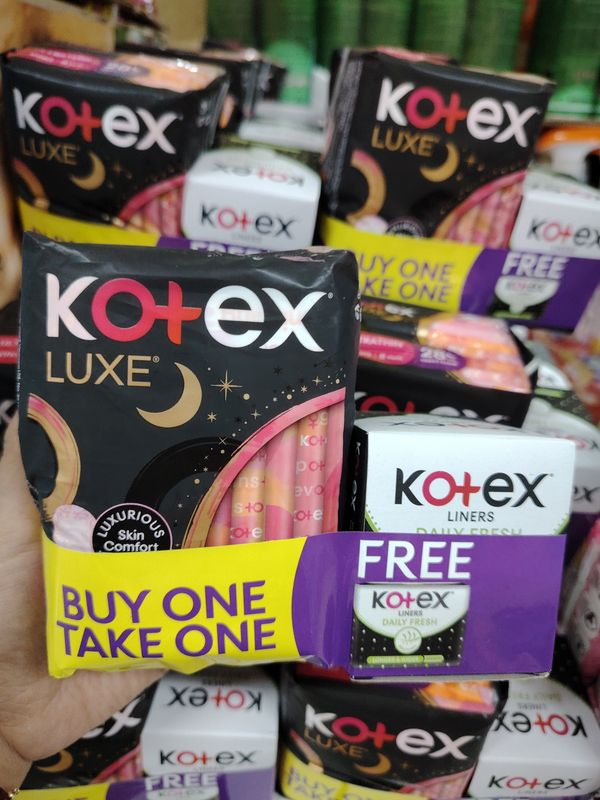 Kotex Luxe 28cm + Kotex Liners 8s