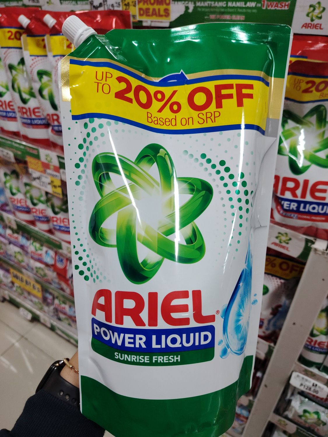 Ariel Power Liquid sunrise fresh 1.26kg