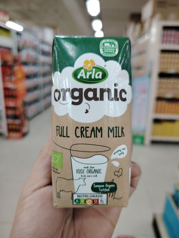 Arla Organic Full Cream Milk 200ml