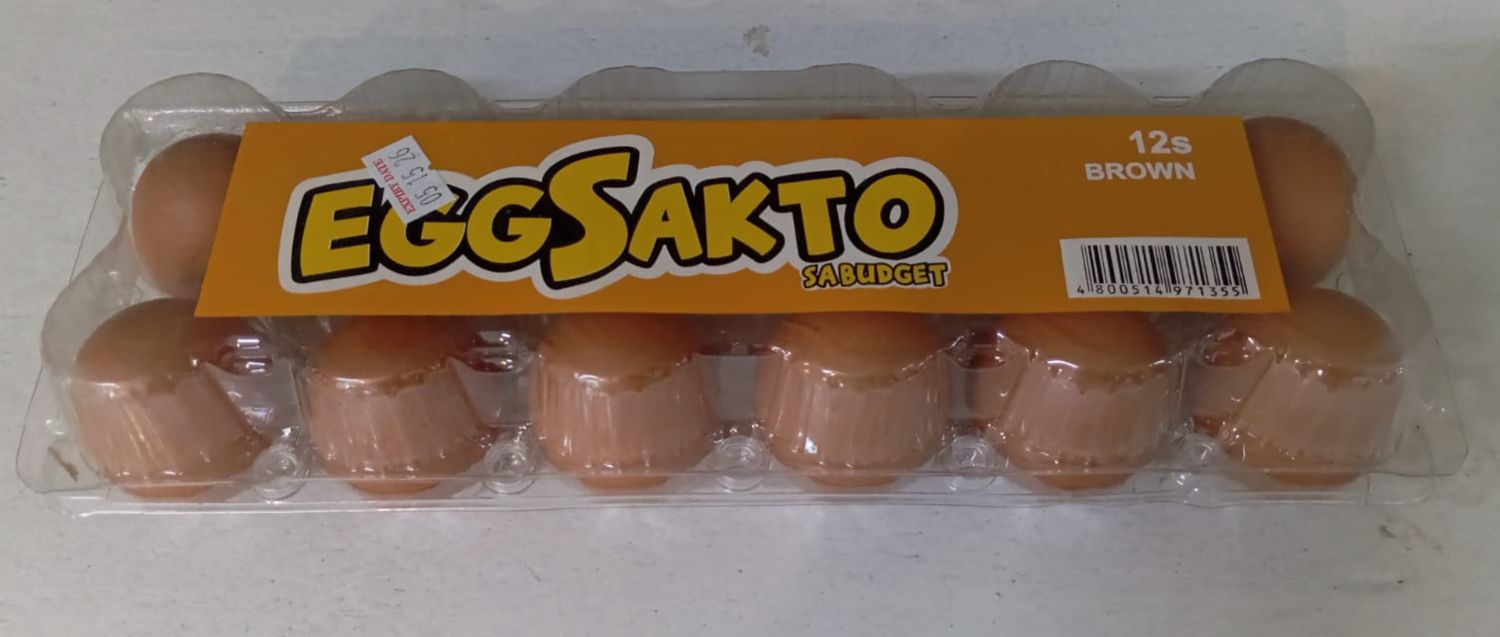 EggSakto sa Budget Brown Eggs 12 Pieces (1 Dozen)