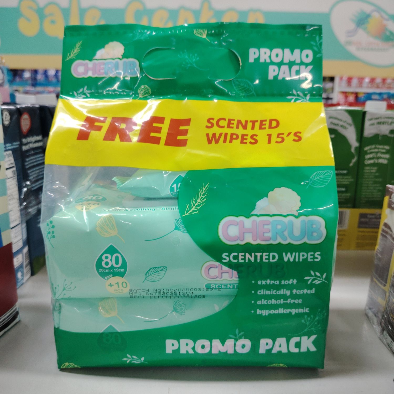 CheRub Baby Wipes Scented PROMOPACK